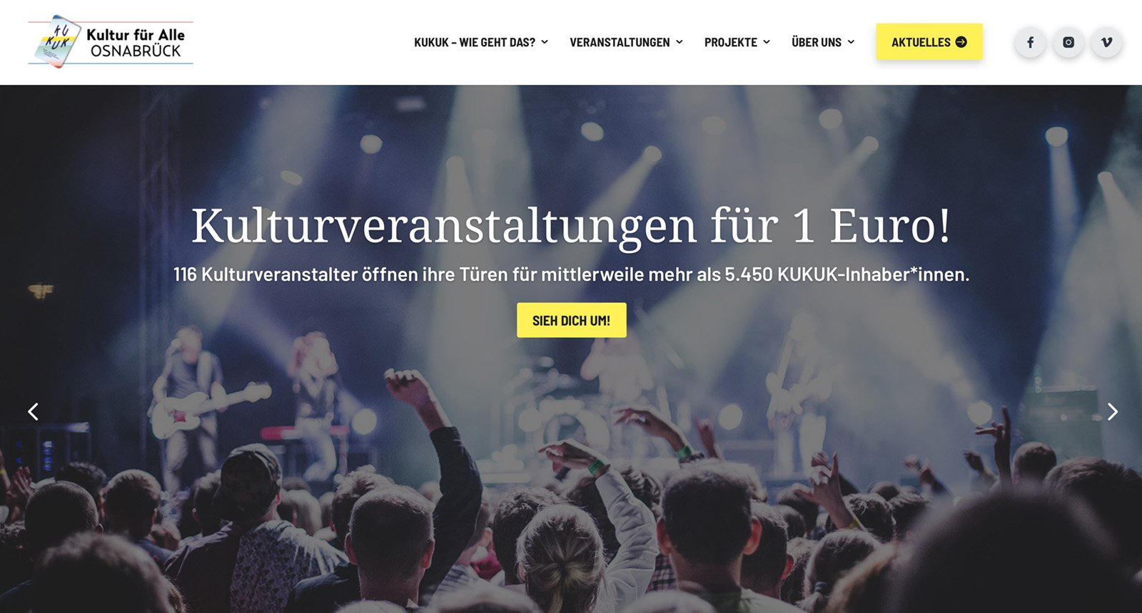 Startseite der Internetpräsenz www.kukuk.de